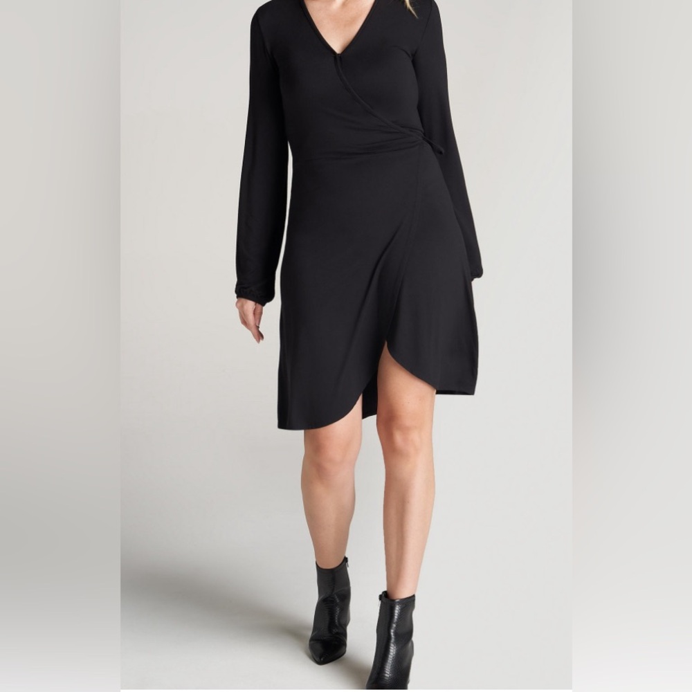 NWT American Tall Long Sleeve Wrap Dress